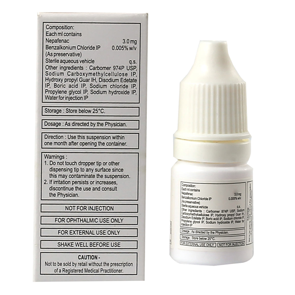 Nepaflam OD Eye Drops 3 ml, Pack of 1 Eye Drops Nepaflam OD Eye Drops 3 ml, Pack of 1 Eye Drops