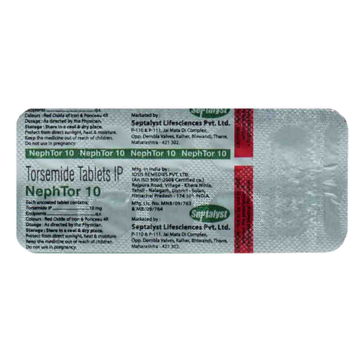 Nephtor-10 Tablet 10's, Pack of 10 TABLETS Nephtor-10 Tablet 10's, Pack of 10 TABLETS