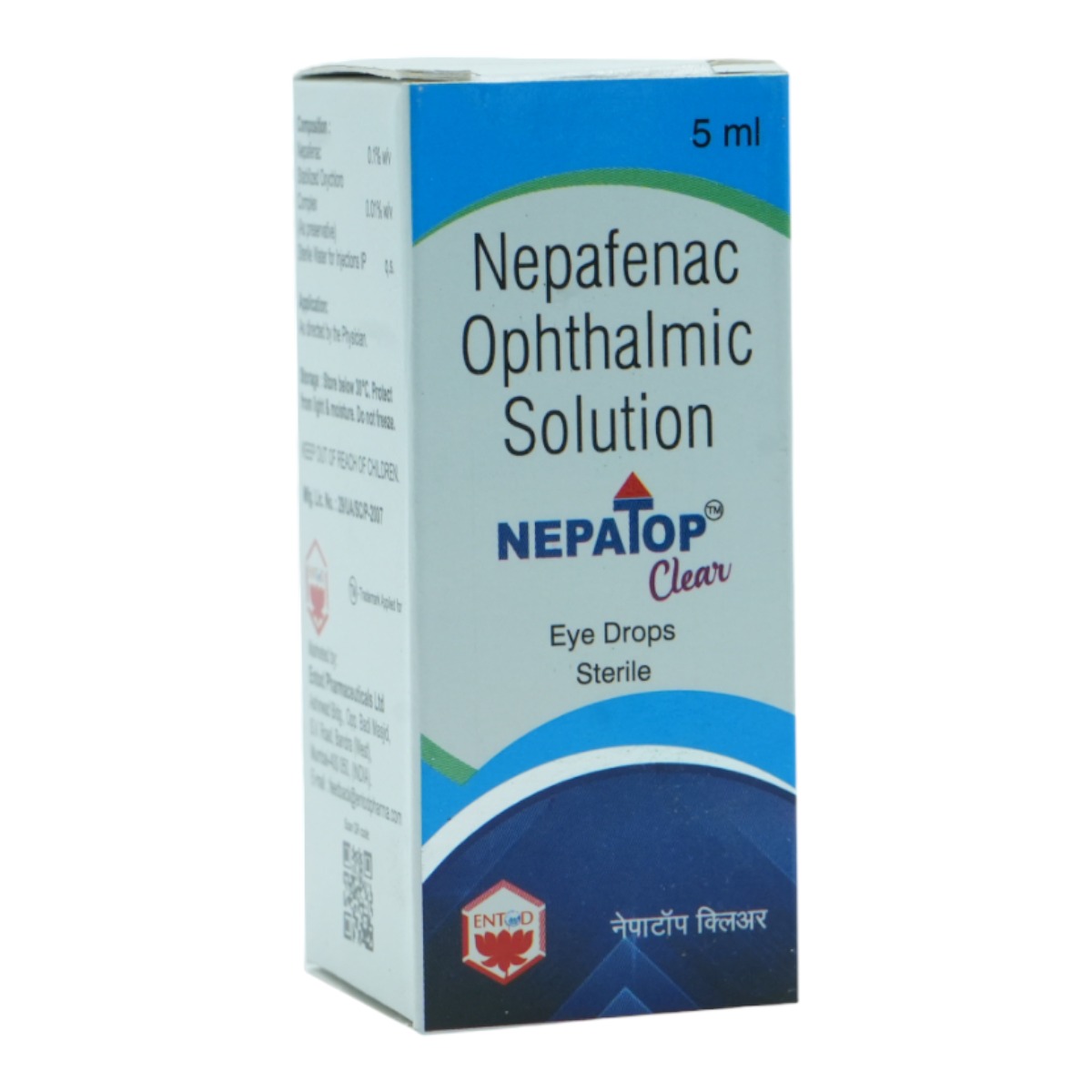 Nepatop Clear Eye Drops 5 ml, Pack of 1 Eye Drops Nepatop Clear Eye Drops 5 ml, Pack of 1 Eye Drops