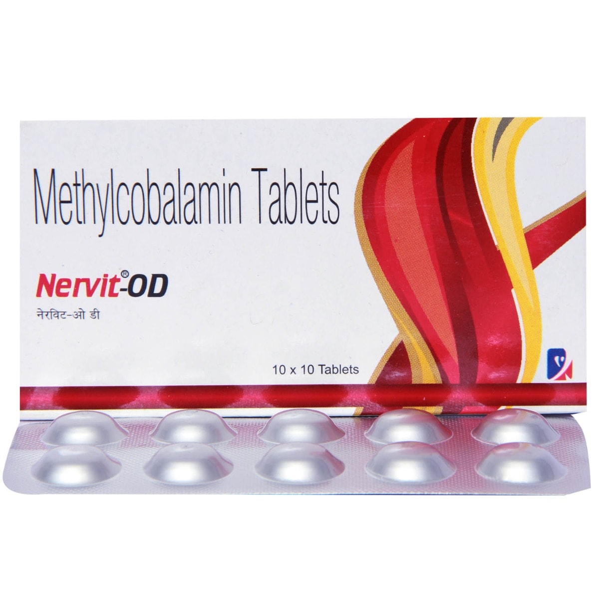 Nervit OD Tablet 10's, Pack of 10 TabletS Nervit OD Tablet 10's, Pack of 10 TabletS