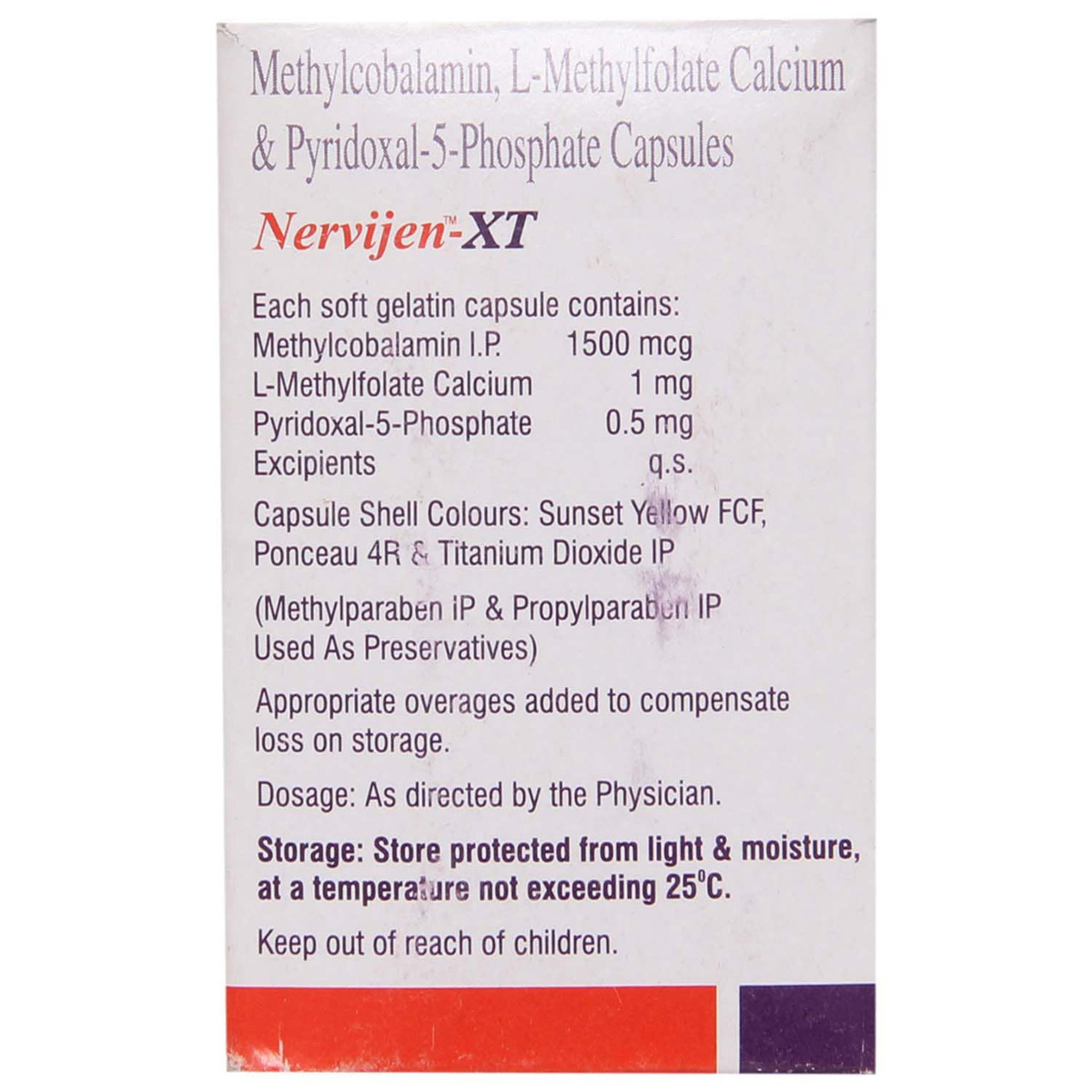 Nervijen XT Capsule 10's, Pack of 10 CAPSULES Nervijen XT Capsule 10's, Pack of 10 CAPSULES