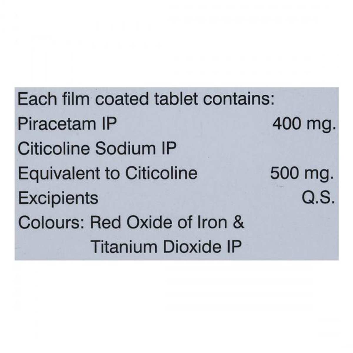Neurofit C 500 mg/400 mg Tablet 10's, Pack of 10 Neurofit C 500 mg/400 mg Tablet 10's, Pack of 10
