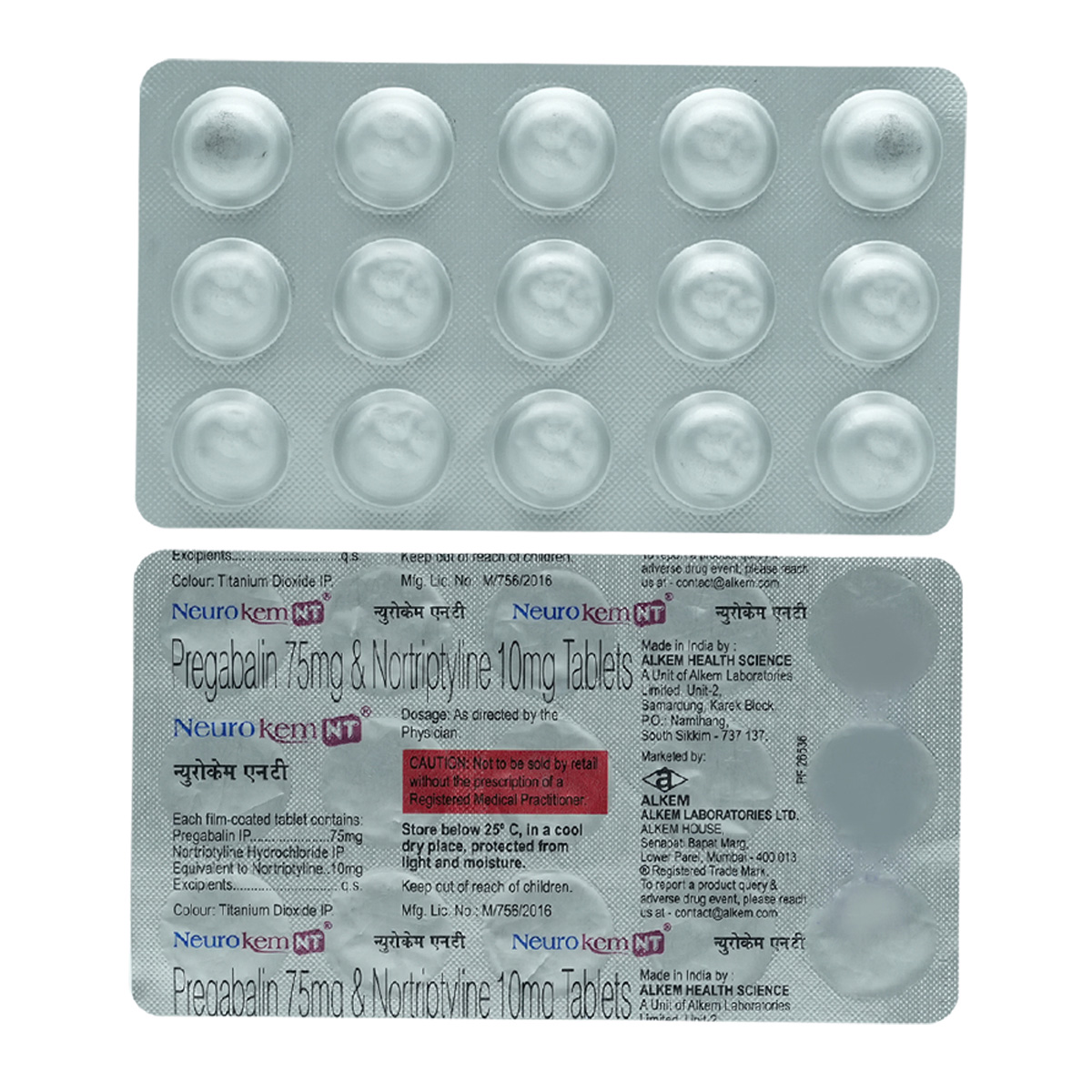Neurokem-NT Tablet 15's, Pack of 15 Neurokem-NT Tablet 15's, Pack of 15