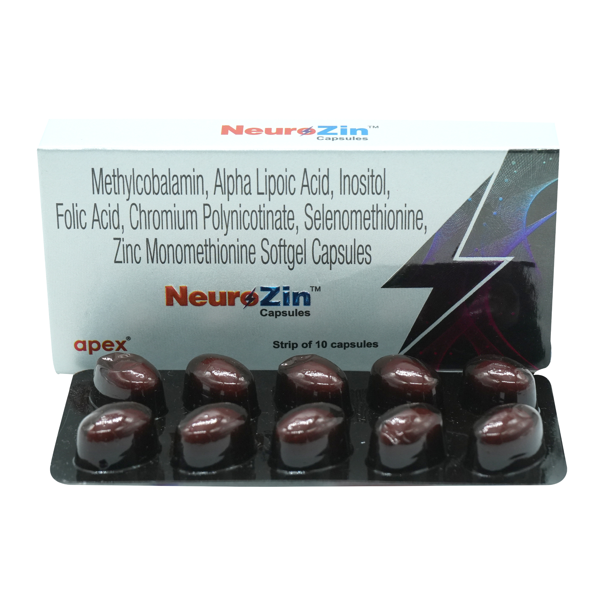 Neurozin Softgel Capsule 10's, Pack of 10 Neurozin Softgel Capsule 10's, Pack of 10