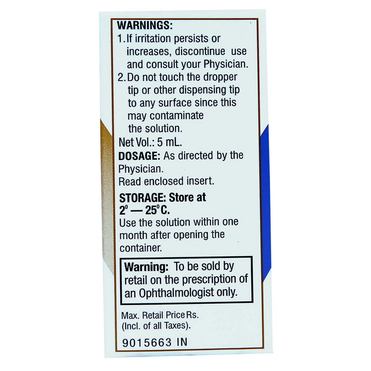 Nevanac Opthalmic Suspension 5 ml, Pack of 1 OPTHALMIC SUSPENSION Nevanac Opthalmic Suspension 5 ml, Pack of 1 OPTHALMIC SUSPENSION