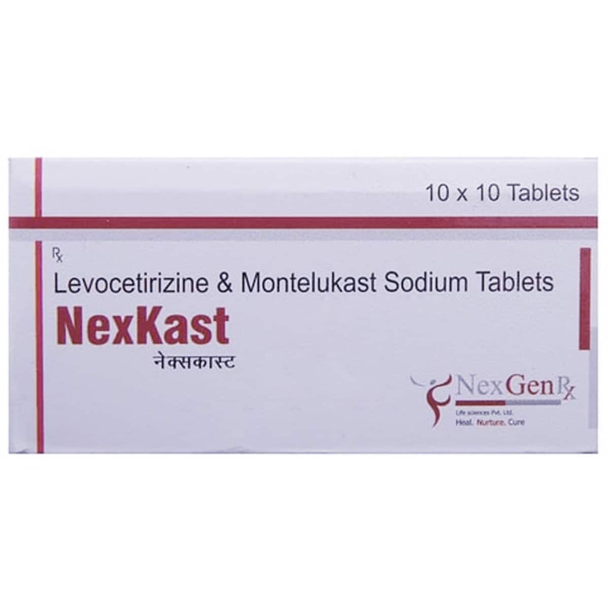 Nexkast Tablet 10's, Pack of 10 TABLETS Nexkast Tablet 10's, Pack of 10 TABLETS