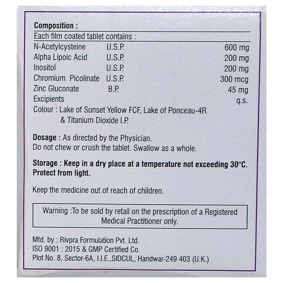 Nexna Tablet 10's, Pack of 10 TABLETS Nexna Tablet 10's, Pack of 10 TABLETS