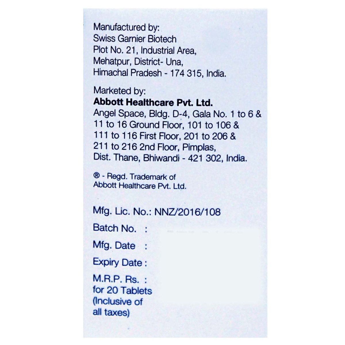 Nicoduce 5 Tablet 20's, Pack of 1 TABLET Nicoduce 5 Tablet 20's, Pack of 1 TABLET