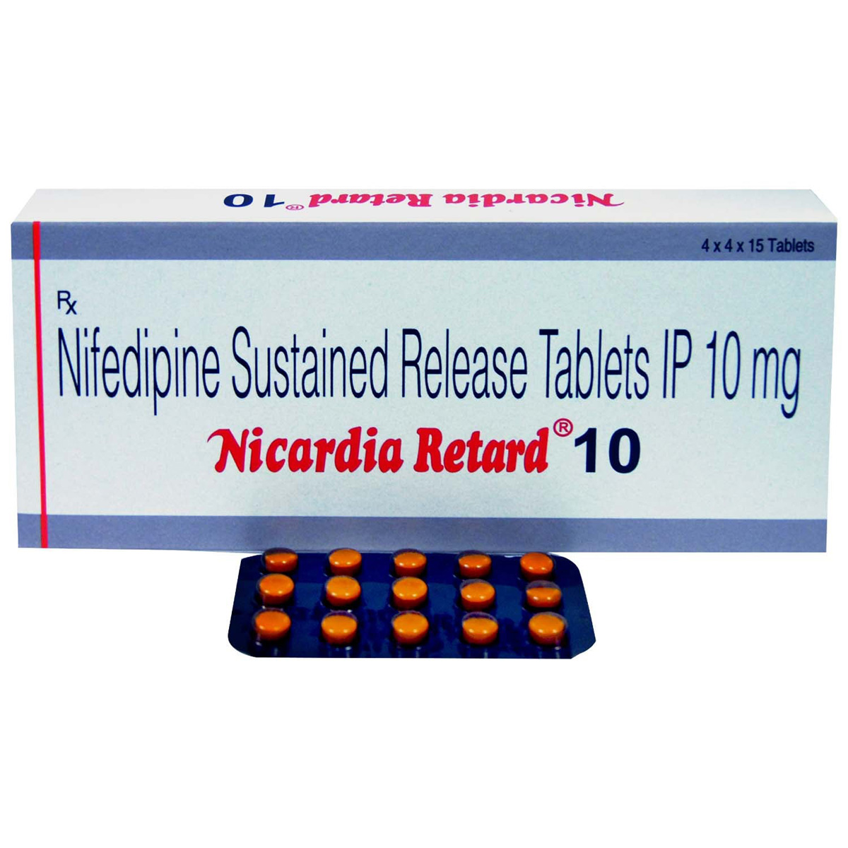 Nicardia Retard 10 Tablet 15's, Pack of 15 TABLETS Nicardia Retard 10 Tablet 15's, Pack of 15 TABLETS