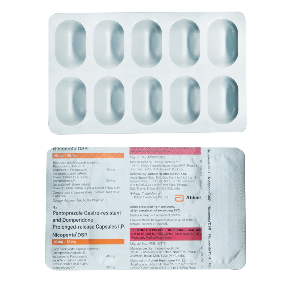Nicopenta DSR Capsule 10's, Pack of 10 Nicopenta DSR Capsule 10's, Pack of 10