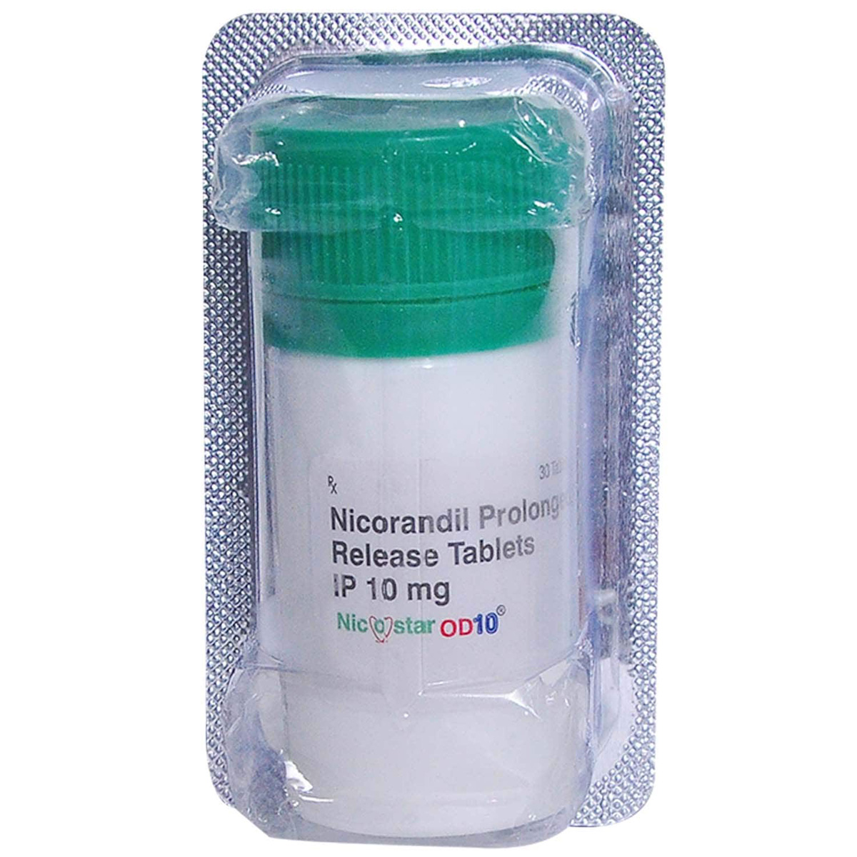 Nicostar OD 10 Tablet 30's, Pack of 1 TABLET Nicostar OD 10 Tablet 30's, Pack of 1 TABLET