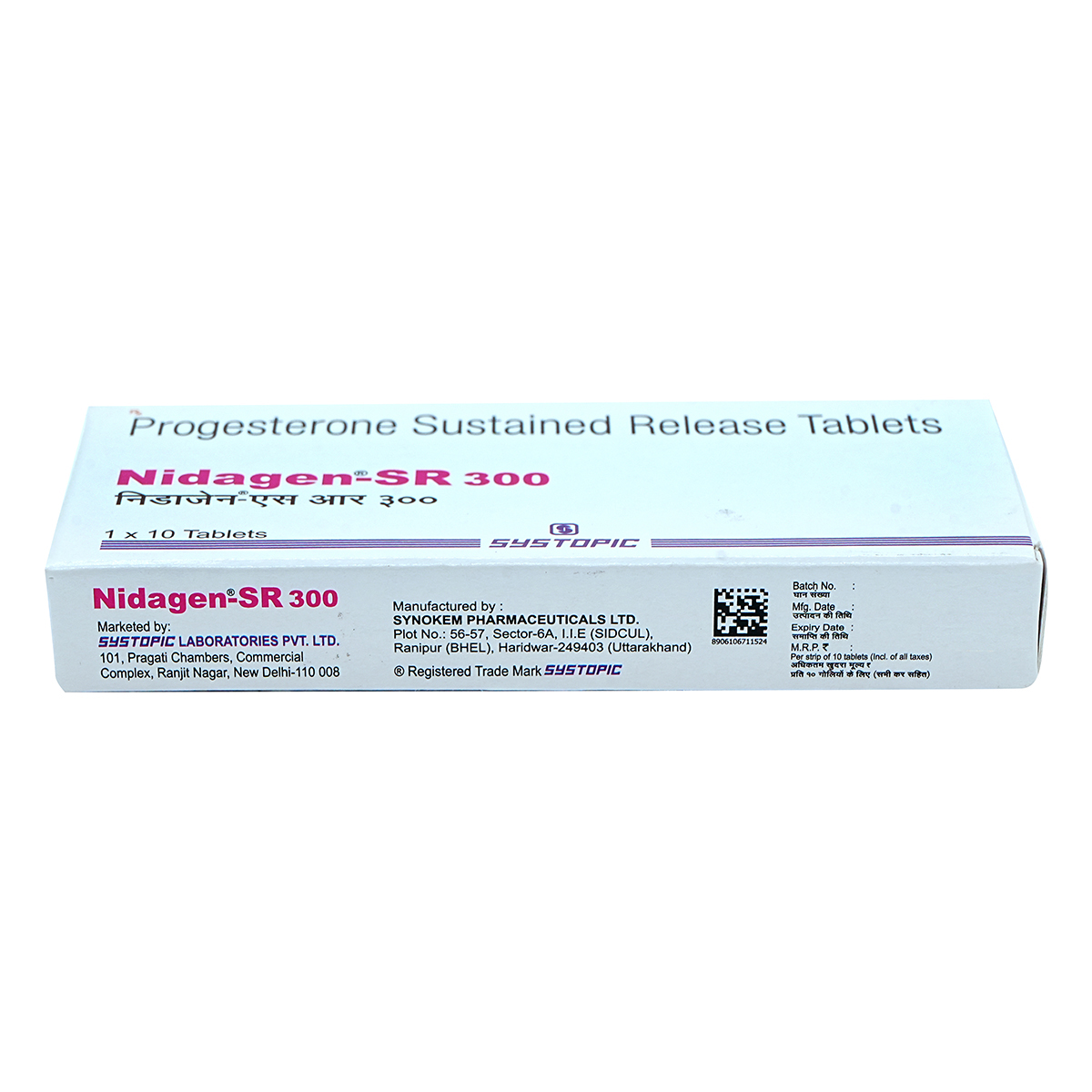 Nidagen-SR 300 Tablet 10's, Pack of 10 TabletS Nidagen-SR 300 Tablet 10's, Pack of 10 TabletS