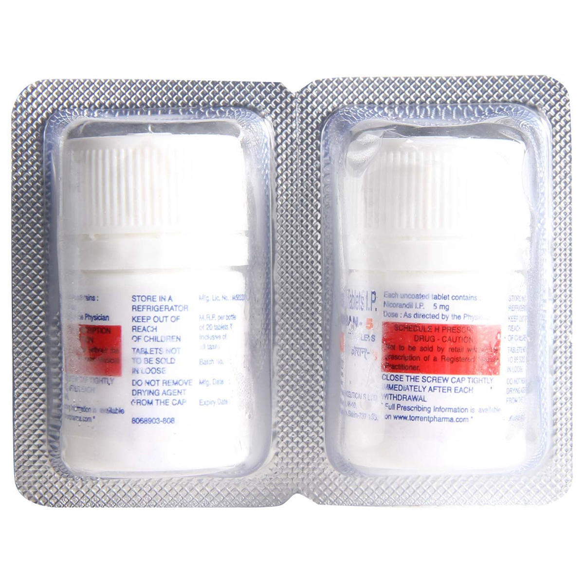 Nikoran-5 Tablet 20's, Pack of 1 TABLET Nikoran-5 Tablet 20's, Pack of 1 TABLET