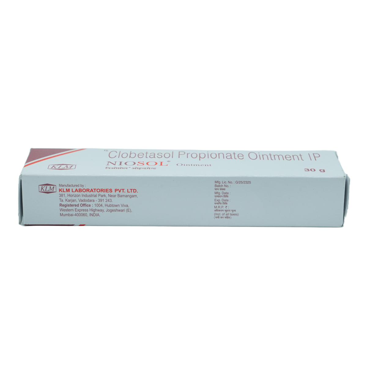 Niosol Ointment 30 gm, Pack of 1 Ointment Niosol Ointment 30 gm, Pack of 1 Ointment