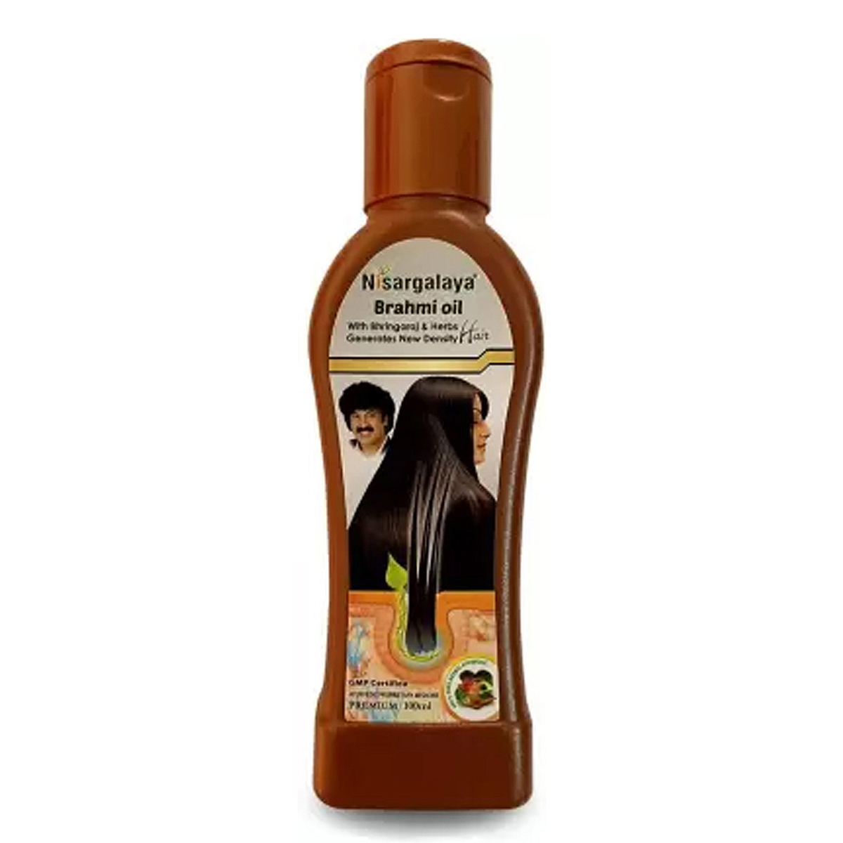Nisargalaya Brahmi Hair Oil, 100 ml, Pack of 1 Nisargalaya Brahmi Hair Oil, 100 ml, Pack of 1