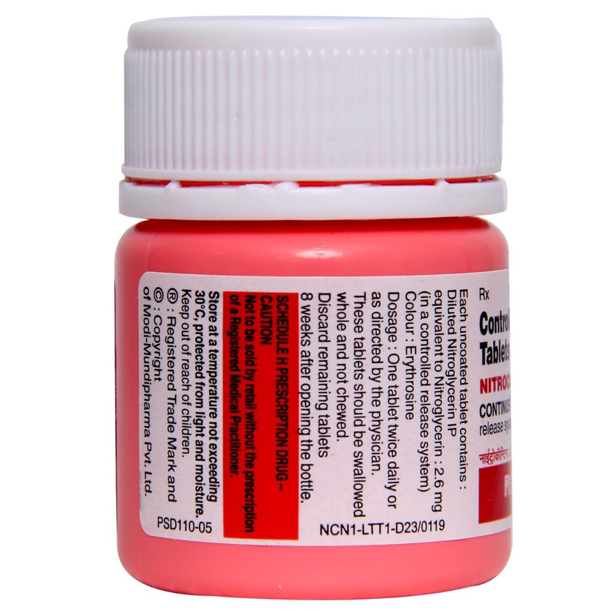 Nitrocontin 2.6 Tablet 30's, Pack of 1 TABLET Nitrocontin 2.6 Tablet 30's, Pack of 1 TABLET