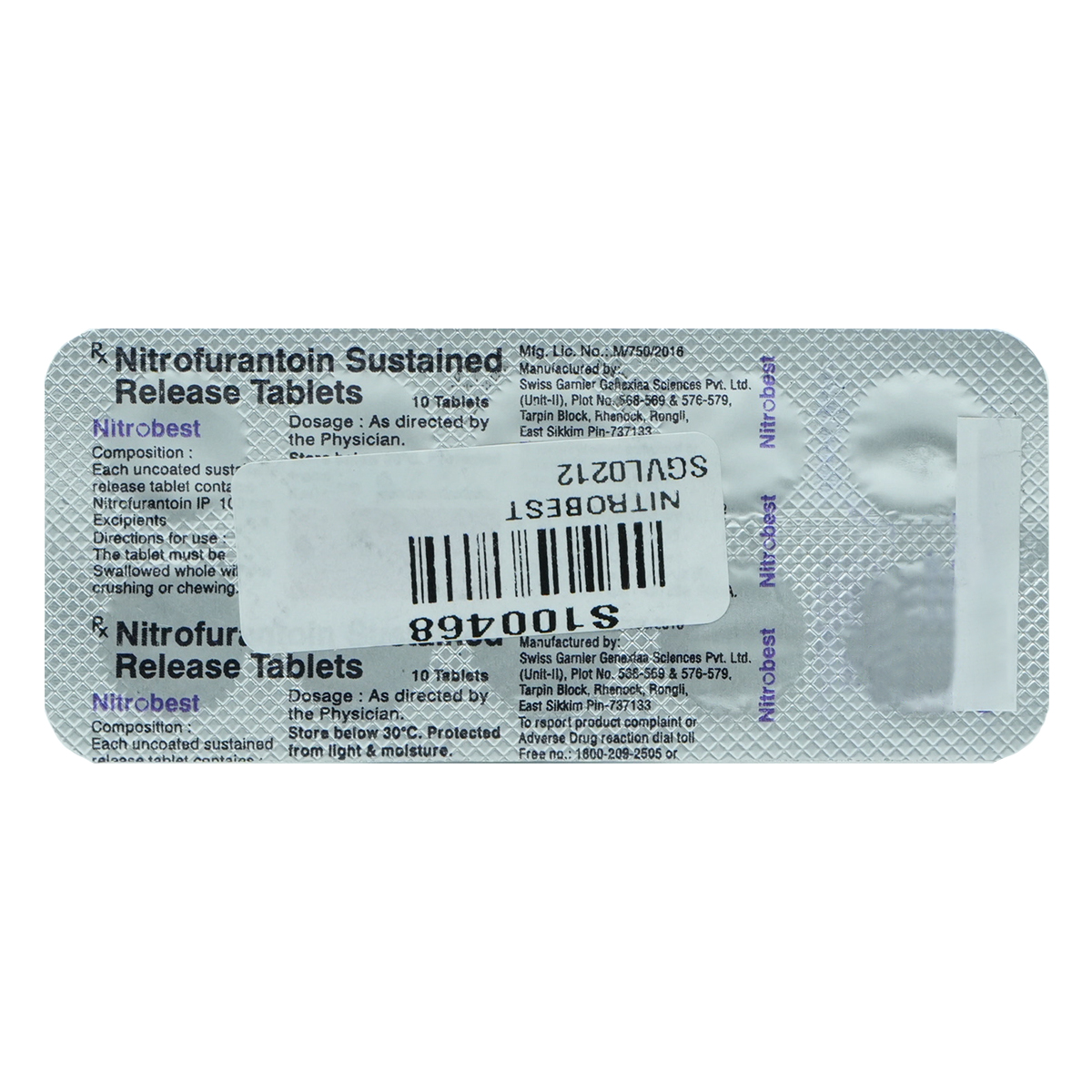 Nitrobest Tablet 10's, Pack of 10 TABLETS Nitrobest Tablet 10's, Pack of 10 TABLETS