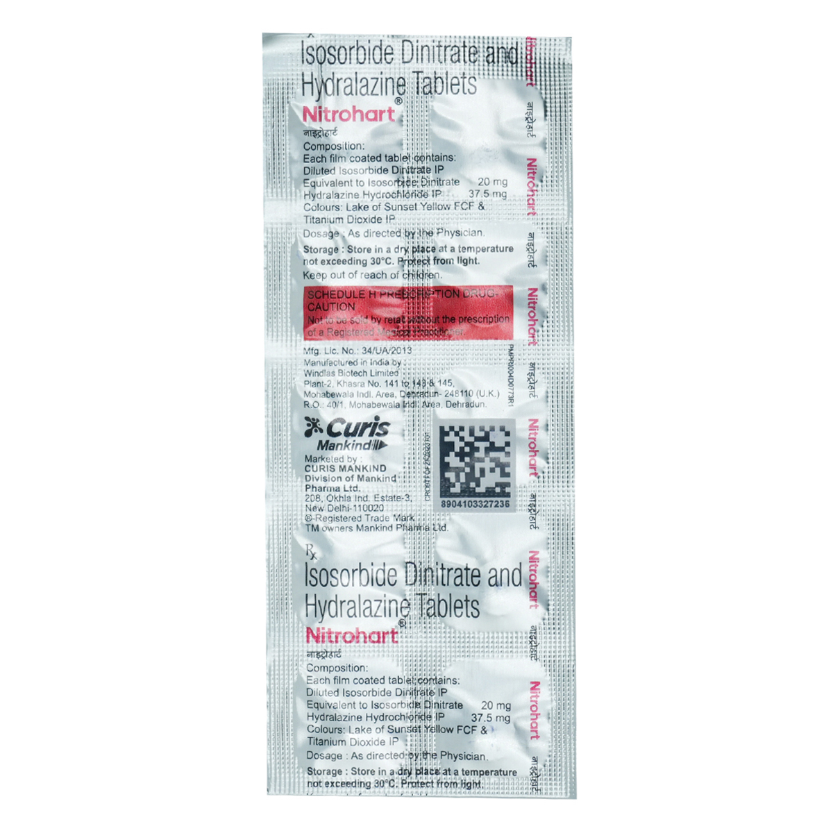 Nitrohart Tablet 10's, Pack of 10 TABLETS Nitrohart Tablet 10's, Pack of 10 TABLETS