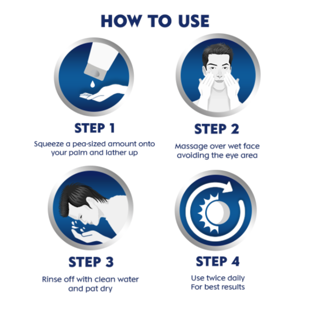 Nivea Men Dark Spot Reduction Face Wash 50 gm | With Ginko and Ginseng Extracts | 10X Vitamin C Effect For Clear Skin | Reduce Dark Spot | For All Skin Type, Pack of 1 Nivea Men Dark Spot Reduction Face Wash 50 gm | With Ginko and Ginseng Extracts | 10X Vitamin C Effect For Clear Skin | Reduce Dark Spot | For All Skin Type, Pack of 1