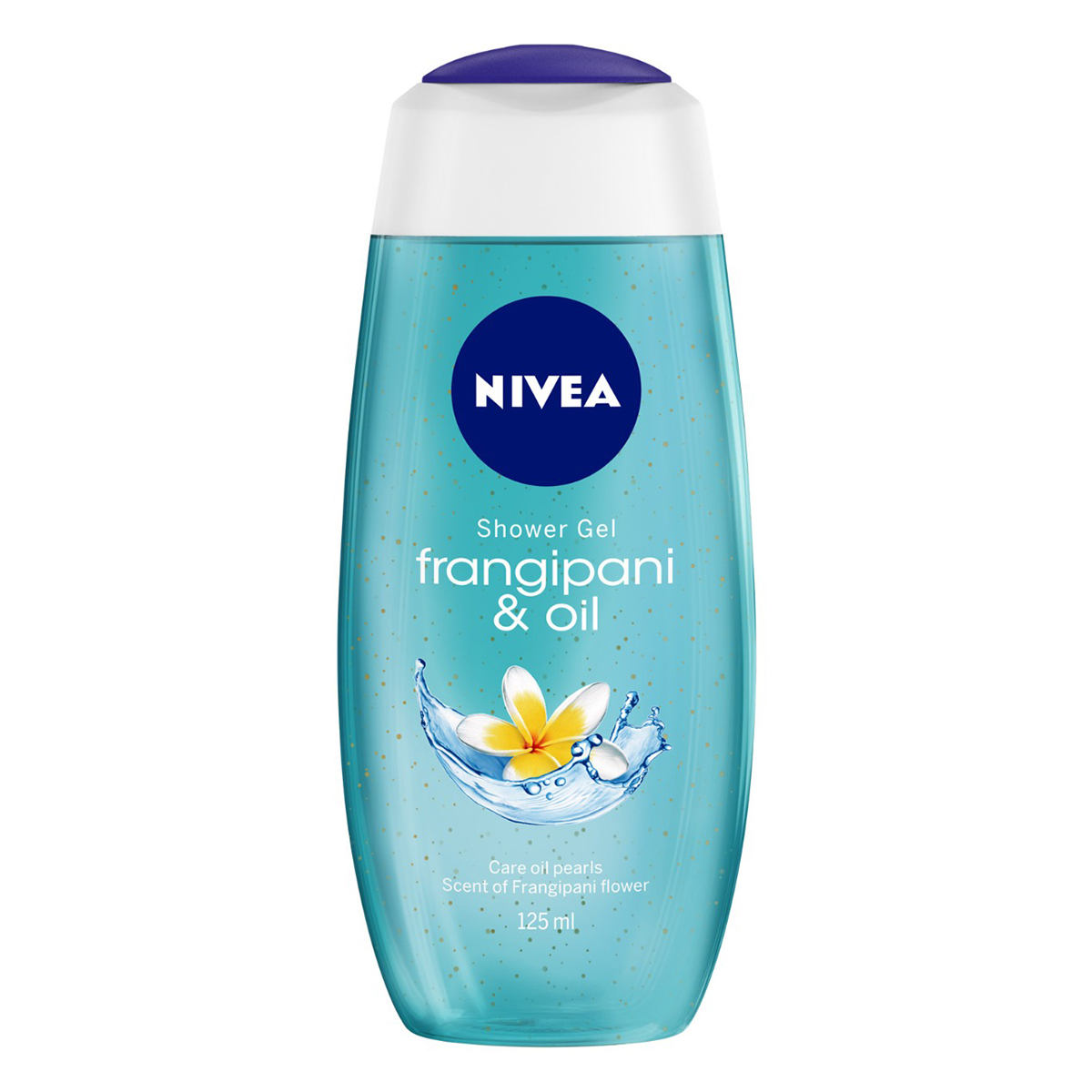 Nivea Frangipani & Oil Shower Gel 125 ml | Care Oil Pearls With Frangipani Flower Extract | Cleanses & Moisturises Skin, Pack of 1 Nivea Frangipani & Oil Shower Gel 125 ml | Care Oil Pearls With Frangipani Flower Extract | Cleanses & Moisturises Skin, Pack of 1