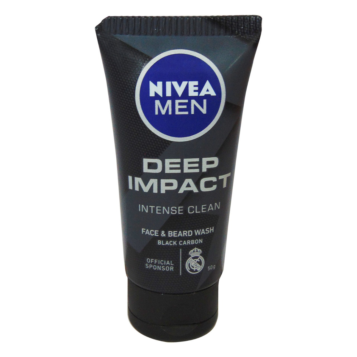 Nivea Men Deep Impact Face Wash 50 gm | Black Carbon | Intense Cleansing | For Face & Beard | For Men Only, Pack of 1 Nivea Men Deep Impact Face Wash 50 gm | Black Carbon | Intense Cleansing | For Face & Beard | For Men Only, Pack of 1