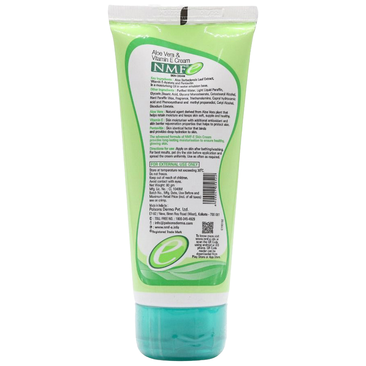 Nmf E New Moisturising Cream 80 gm, Pack of 1 Nmf E New Moisturising Cream 80 gm, Pack of 1