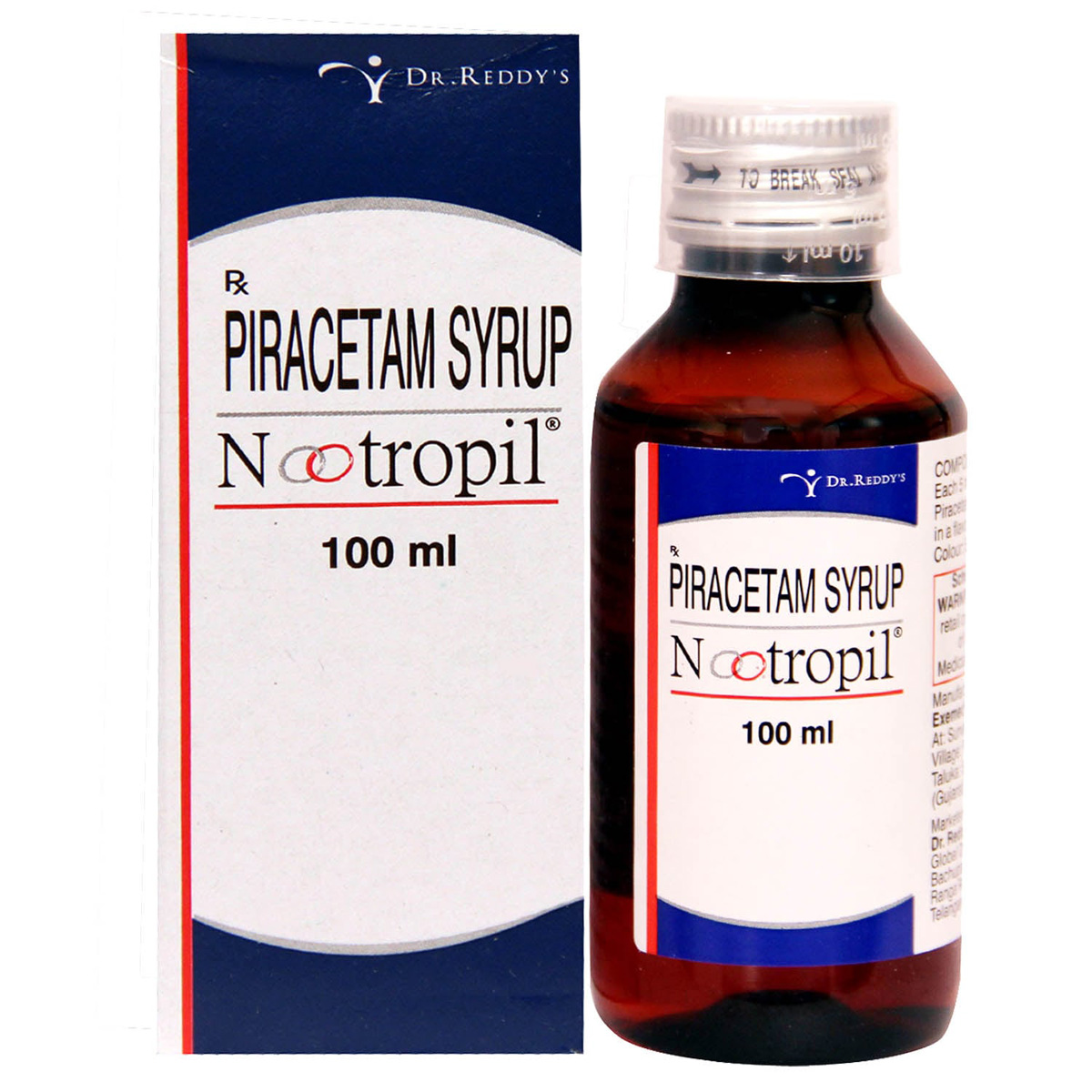 Nootropil Syrup 100 ml, Pack of 1 Syrup Nootropil Syrup 100 ml, Pack of 1 Syrup