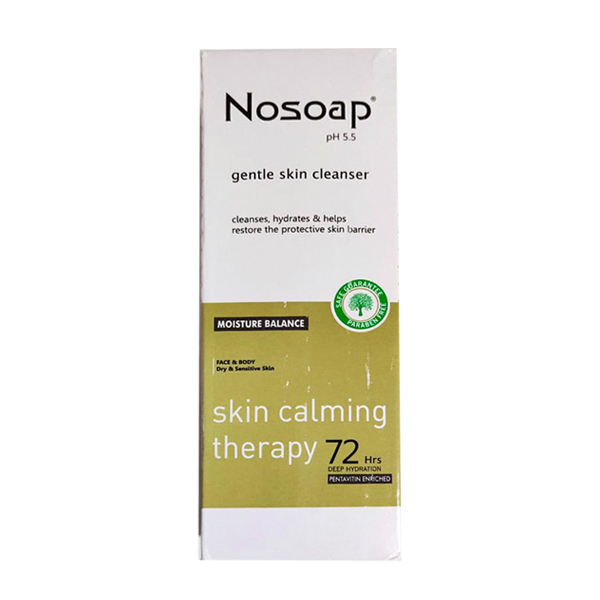 Nosoap Gentle Skin Cleanser 250 ml | Enriched With Pentavitin | Gently Cleanses | Deep Hydration Upto 72Hrs | For Face & Body | For Dry & Sensitive Skin, Pack of 1 Nosoap Gentle Skin Cleanser 250 ml | Enriched With Pentavitin | Gently Cleanses | Deep Hydration Upto 72Hrs | For Face & Body | For Dry & Sensitive Skin, Pack of 1
