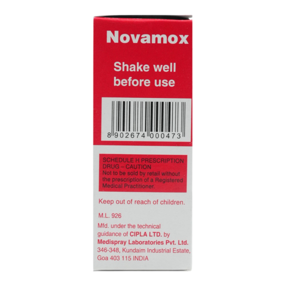 Novamox Drops 10 ml, Pack of 1 Drops Novamox Drops 10 ml, Pack of 1 Drops