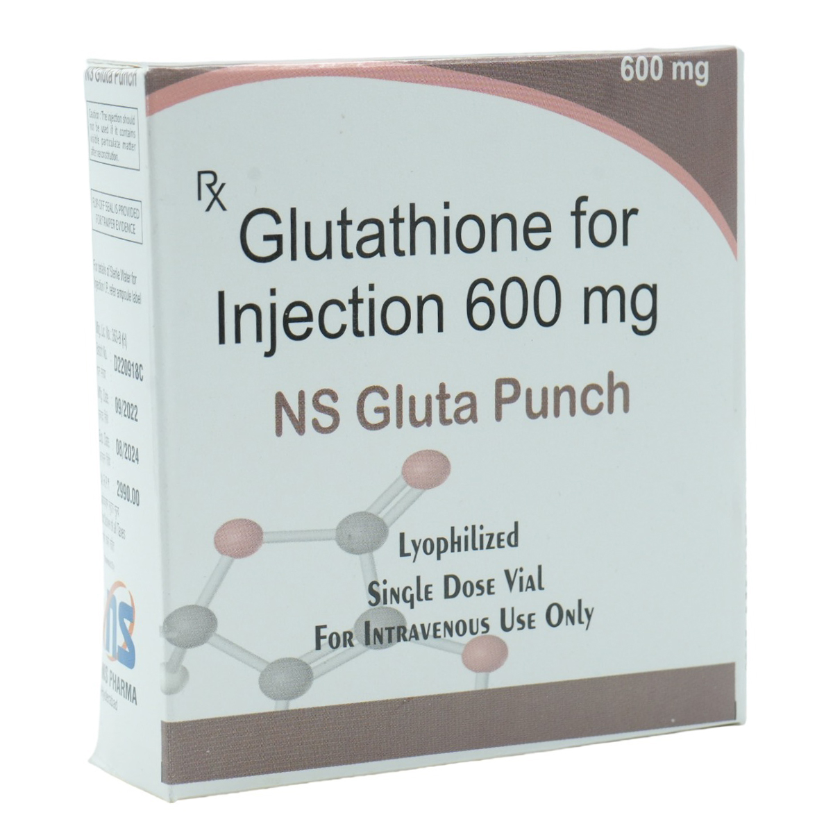 NS Gluta Punch 600 mg Injection, Pack of 1 Injection NS Gluta Punch 600 mg Injection, Pack of 1 Injection