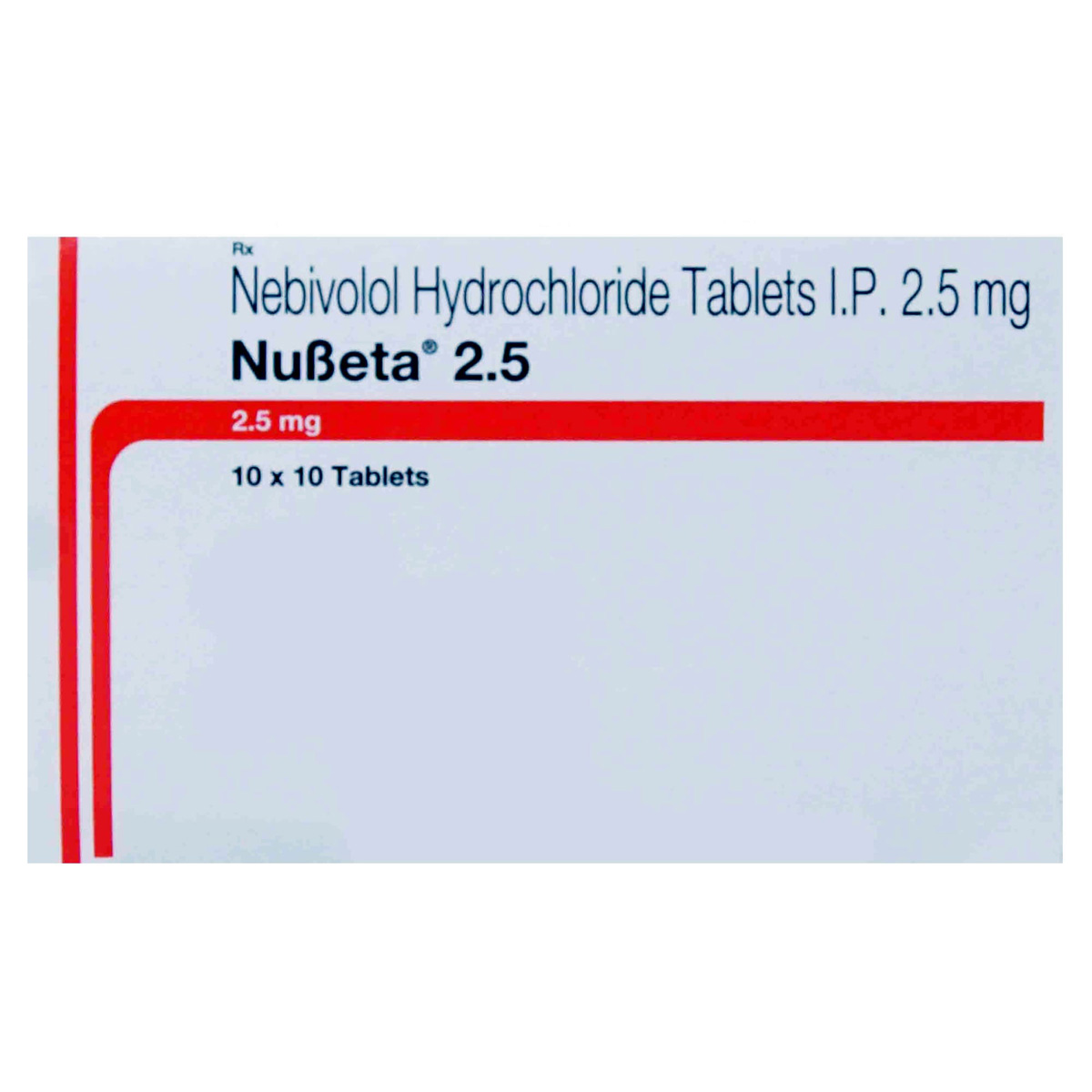 Nubeta 2.5 Tablet 10's, Pack of 10 TabletS Nubeta 2.5 Tablet 10's, Pack of 10 TabletS