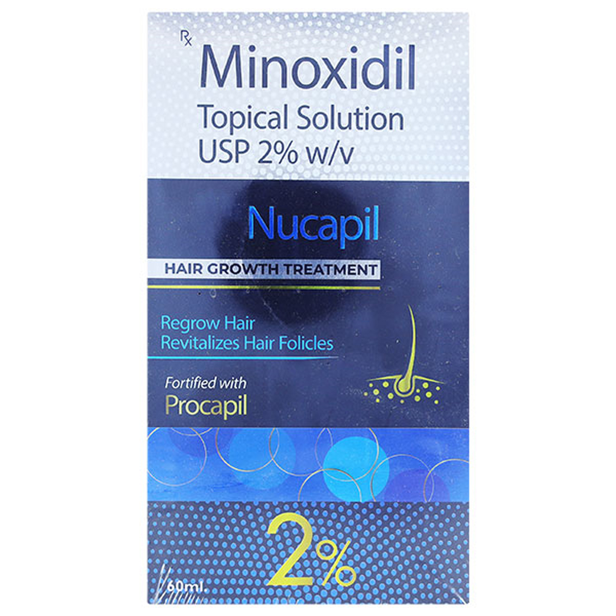 Nucapil 2% Topical Solution 60 ml, Pack of 1 SOLUTION Nucapil 2% Topical Solution 60 ml, Pack of 1 SOLUTION