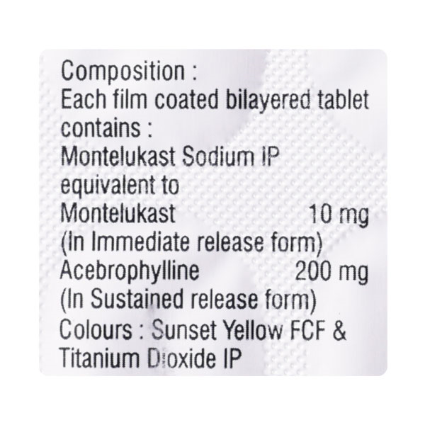 Nukast AB Tablet 10's, Pack of 10 TABLETS Nukast AB Tablet 10's, Pack of 10 TABLETS