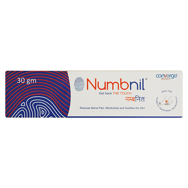 Numbnil Cream 30 gm | Reduces Nerve Pain | For Diabetic Peripheral Neuropathy, Pack of 1 Numbnil Cream 30 gm | Reduces Nerve Pain | For Diabetic Peripheral Neuropathy, Pack of 1
