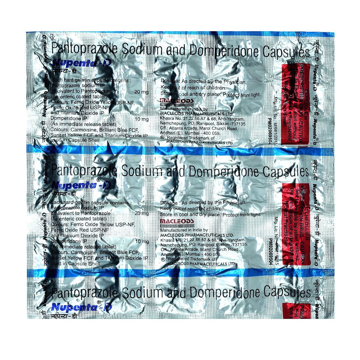 Nupenta-D Capsule 15's, Pack of 15 CAPSULES Nupenta-D Capsule 15's, Pack of 15 CAPSULES