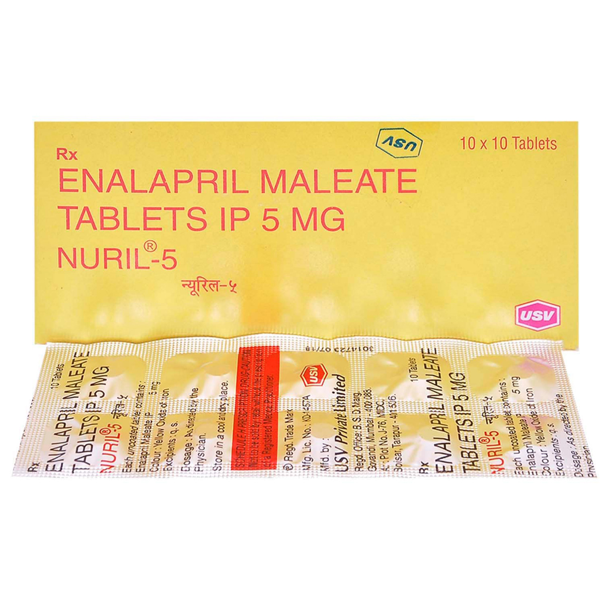 Nuril-5 Tablet 10's, Pack of 10 TABLETS Nuril-5 Tablet 10's, Pack of 10 TABLETS