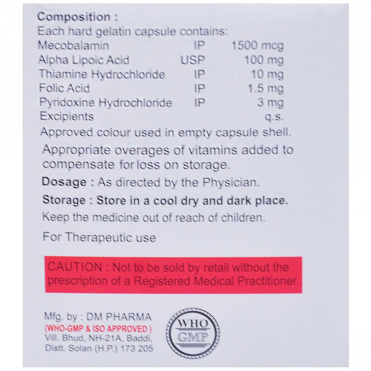 Nurospur Capsule 10's, Pack of 10 Nurospur Capsule 10's, Pack of 10