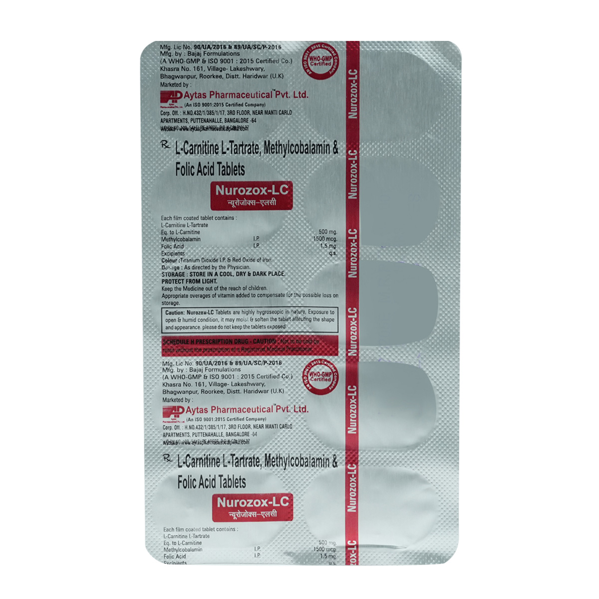 Nurozox-LC Tablet 10's, Pack of 10 TabletS Nurozox-LC Tablet 10's, Pack of 10 TabletS