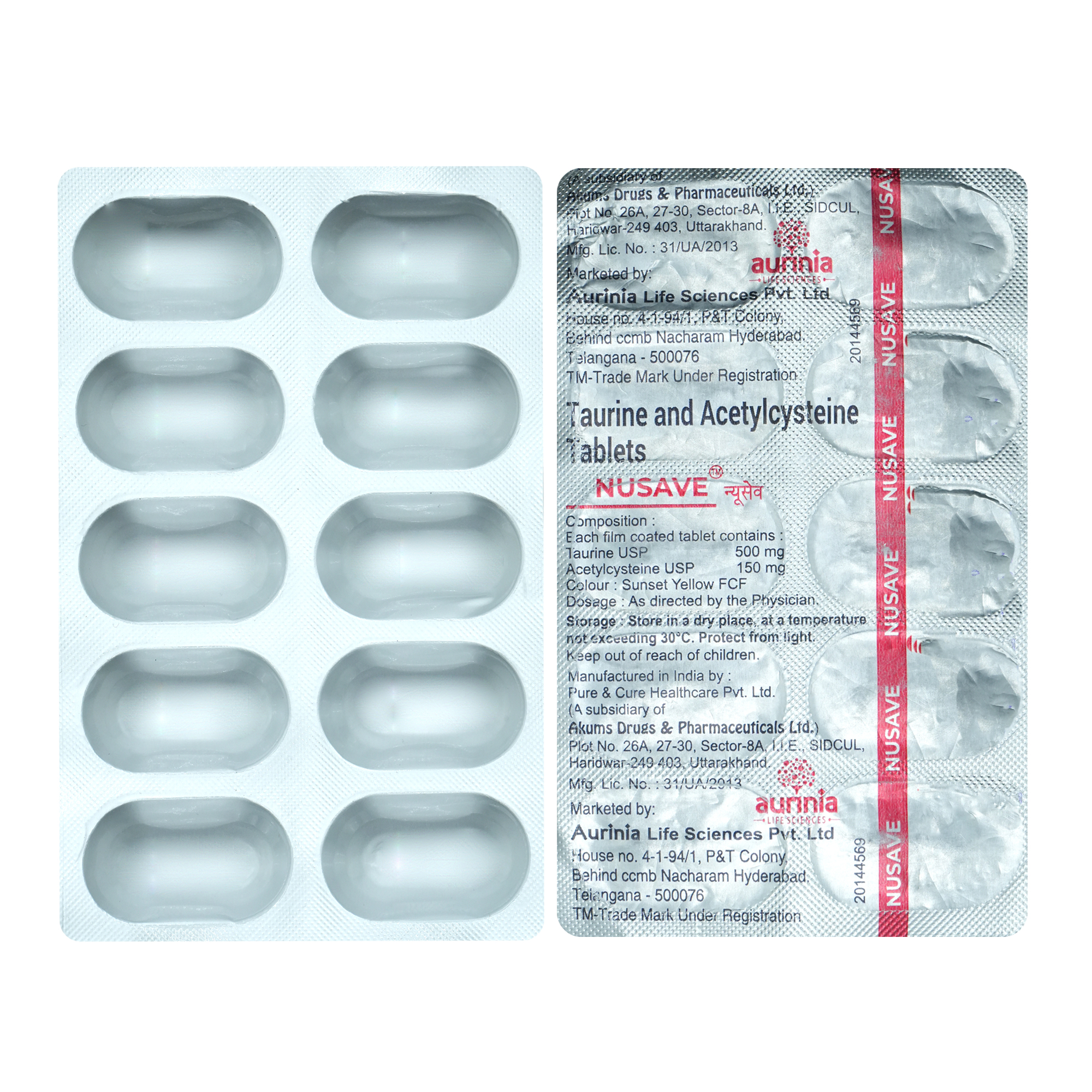 Nusave Tablet 10's, Pack of 10 Nusave Tablet 10's, Pack of 10