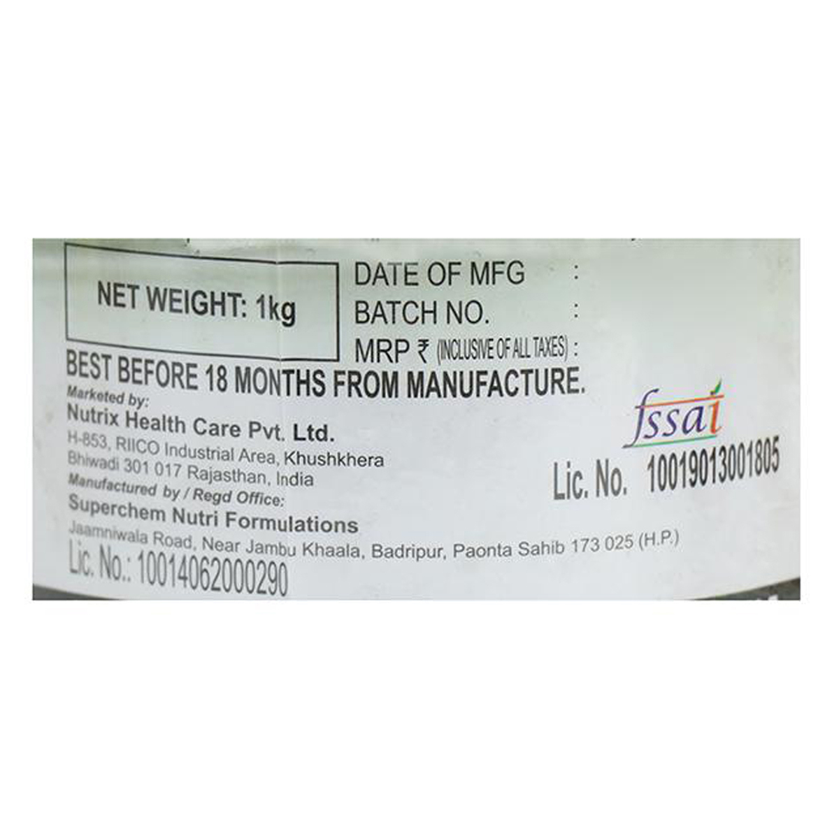 Nutrix Whey Protein Powder, 1 kg, Pack of 1 Nutrix Whey Protein Powder, 1 kg, Pack of 1