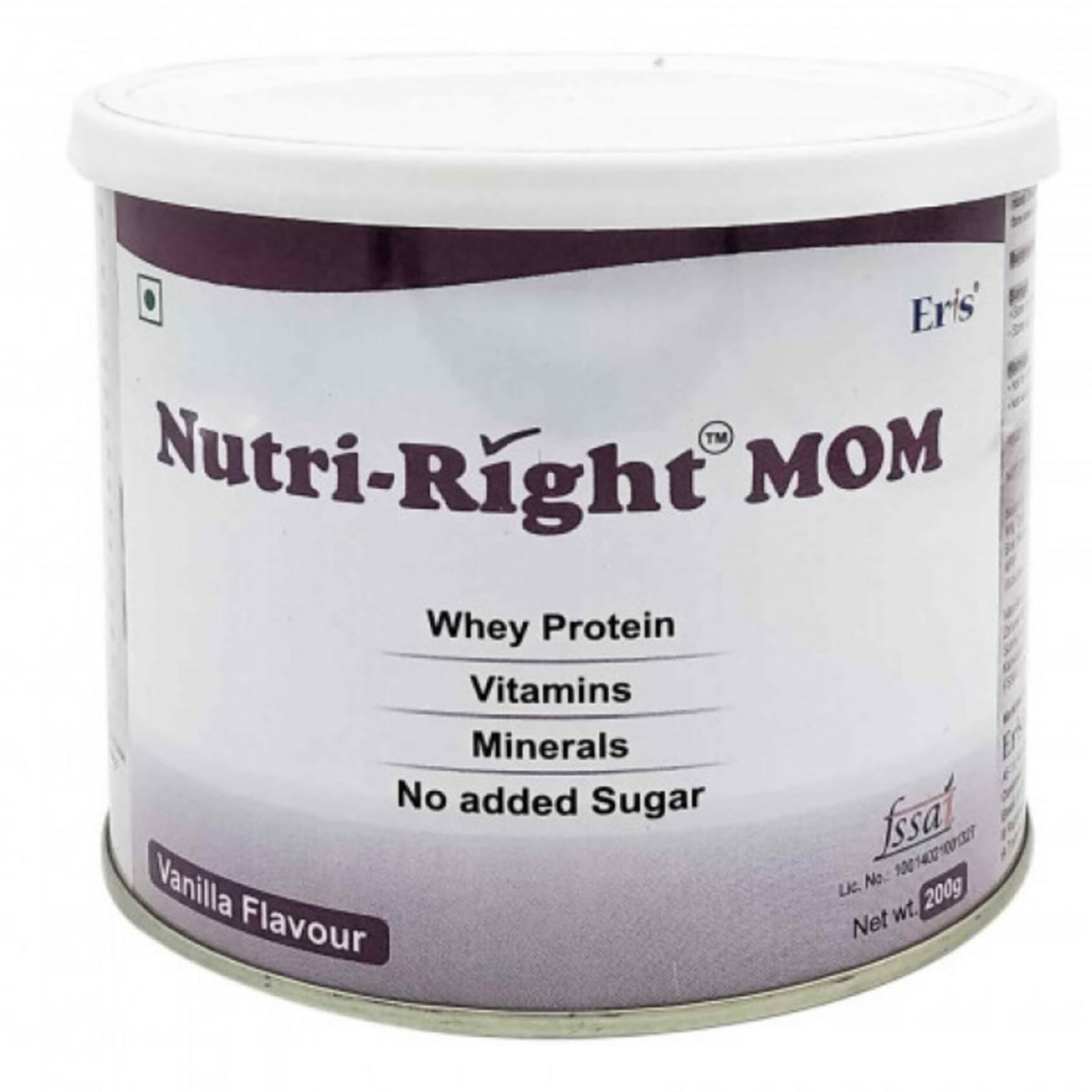 NutriRight-Mom Vanilla Powder 200 gm, Pack of 1 NutriRight-Mom Vanilla Powder 200 gm, Pack of 1