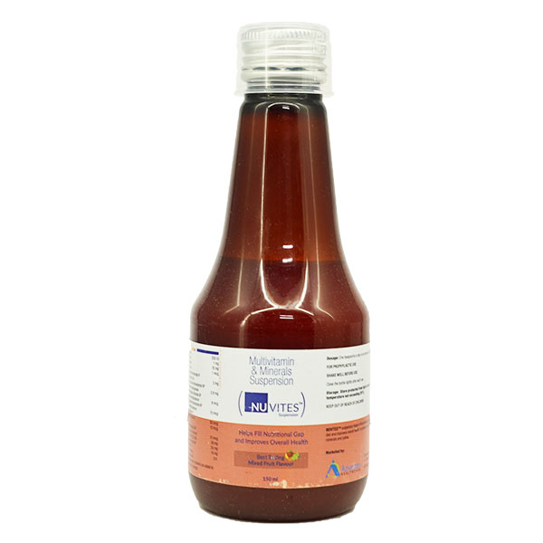 Nuvites Mixed Fruit Flav Suspension 150ml, Pack of 1 Nuvites Mixed Fruit Flav Suspension 150ml, Pack of 1