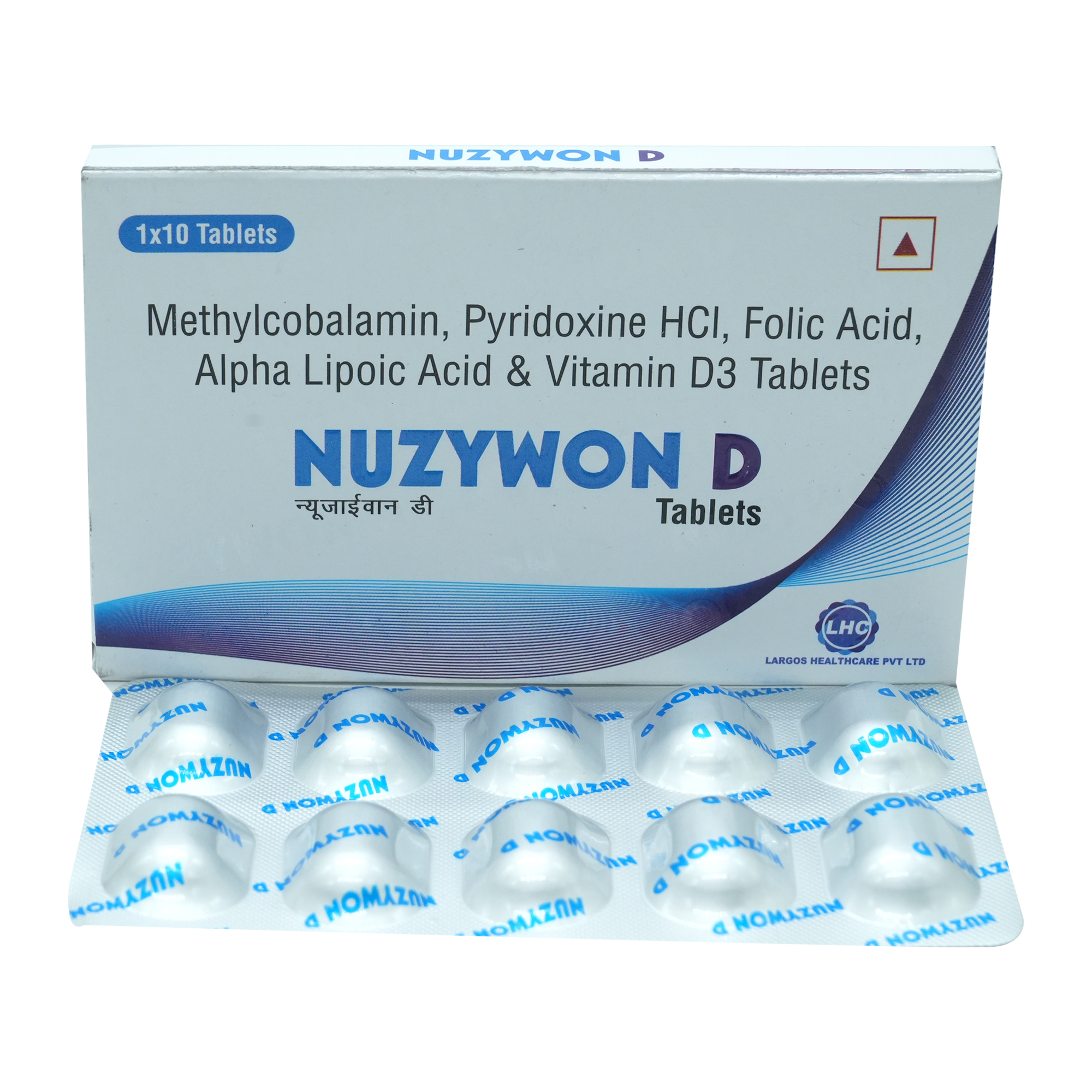 Nuzywon D Tab 10'S, Pack of 10 Nuzywon D Tab 10'S, Pack of 10