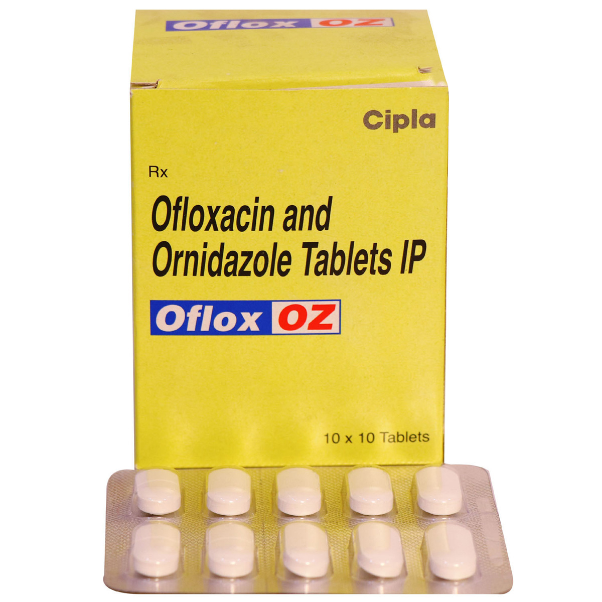Oflox OZ Tablet 10's, Pack of 10 TABLETS Oflox OZ Tablet 10's, Pack of 10 TABLETS
