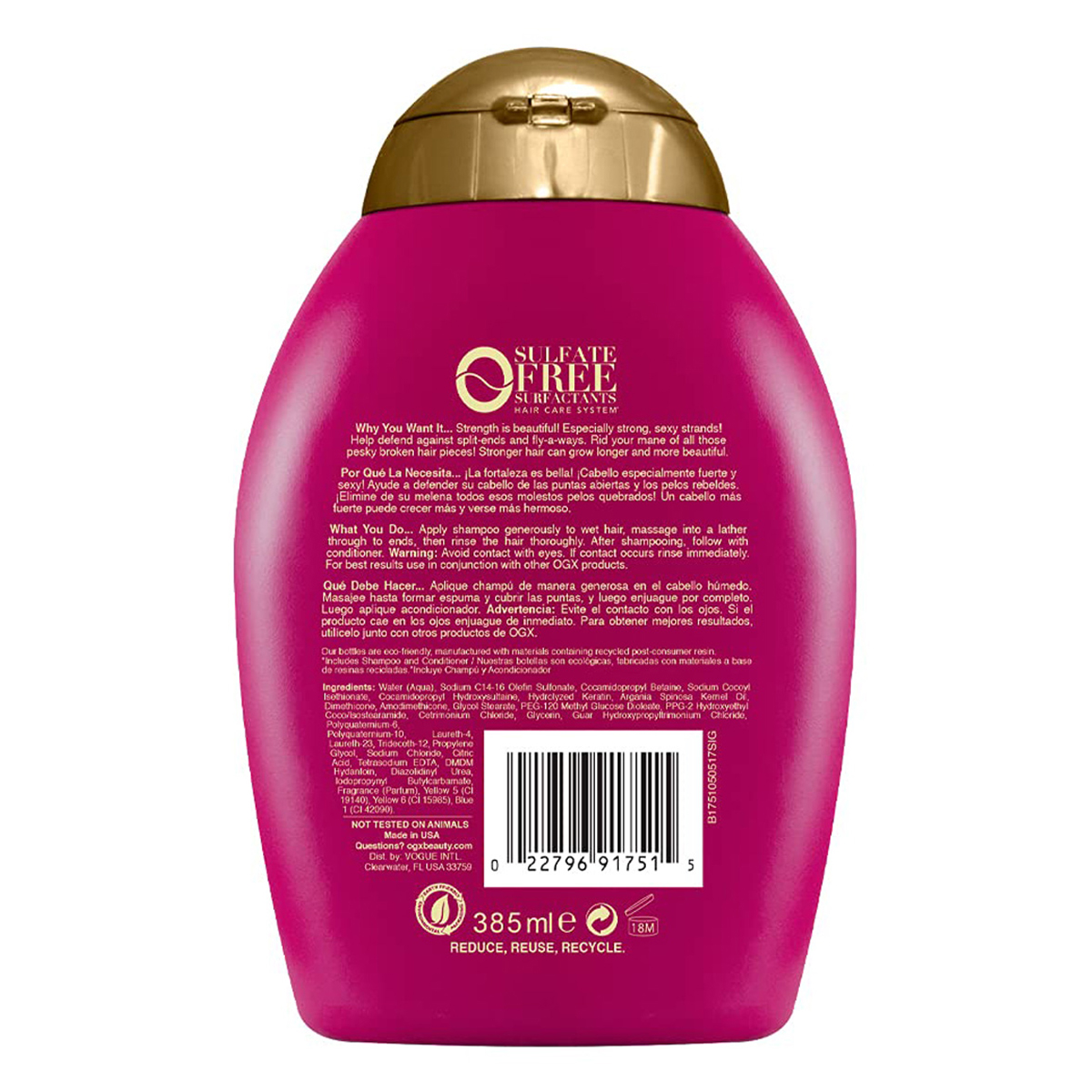 Ogx Anti-Breakage Keratin Oil Shampoo, 385 ml, Pack of 1 Ogx Anti-Breakage Keratin Oil Shampoo, 385 ml, Pack of 1