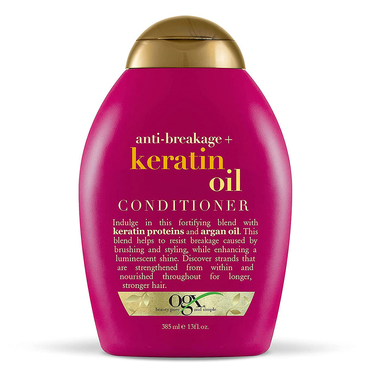 Ogx Anti-Breakage Keratin Oil Conditioner, 385 ml, Pack of 1 Ogx Anti-Breakage Keratin Oil Conditioner, 385 ml, Pack of 1