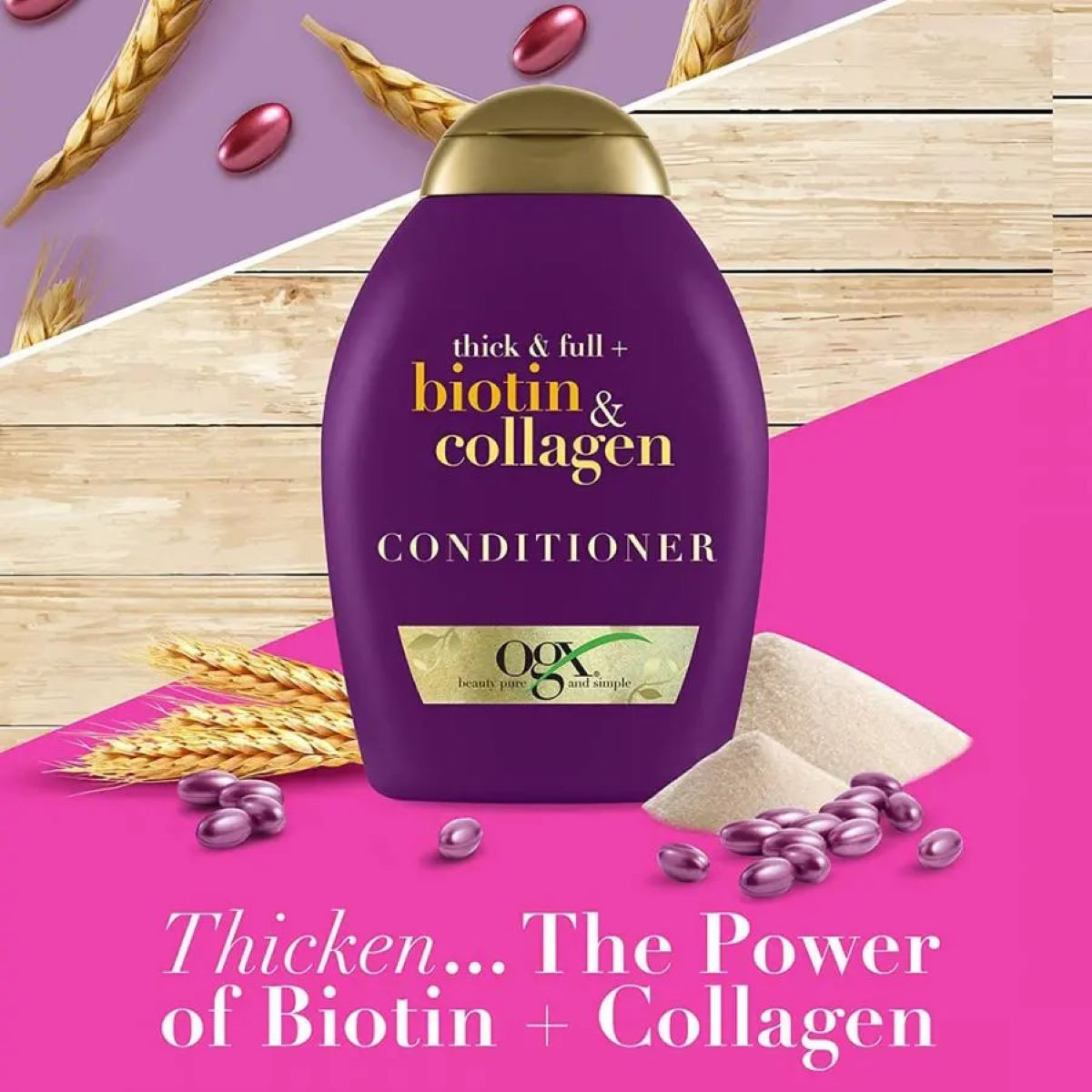 Ogx Biotin&Collagen Conditioner, 385 ml, Pack of 1 Ogx Biotin&Collagen Conditioner, 385 ml, Pack of 1