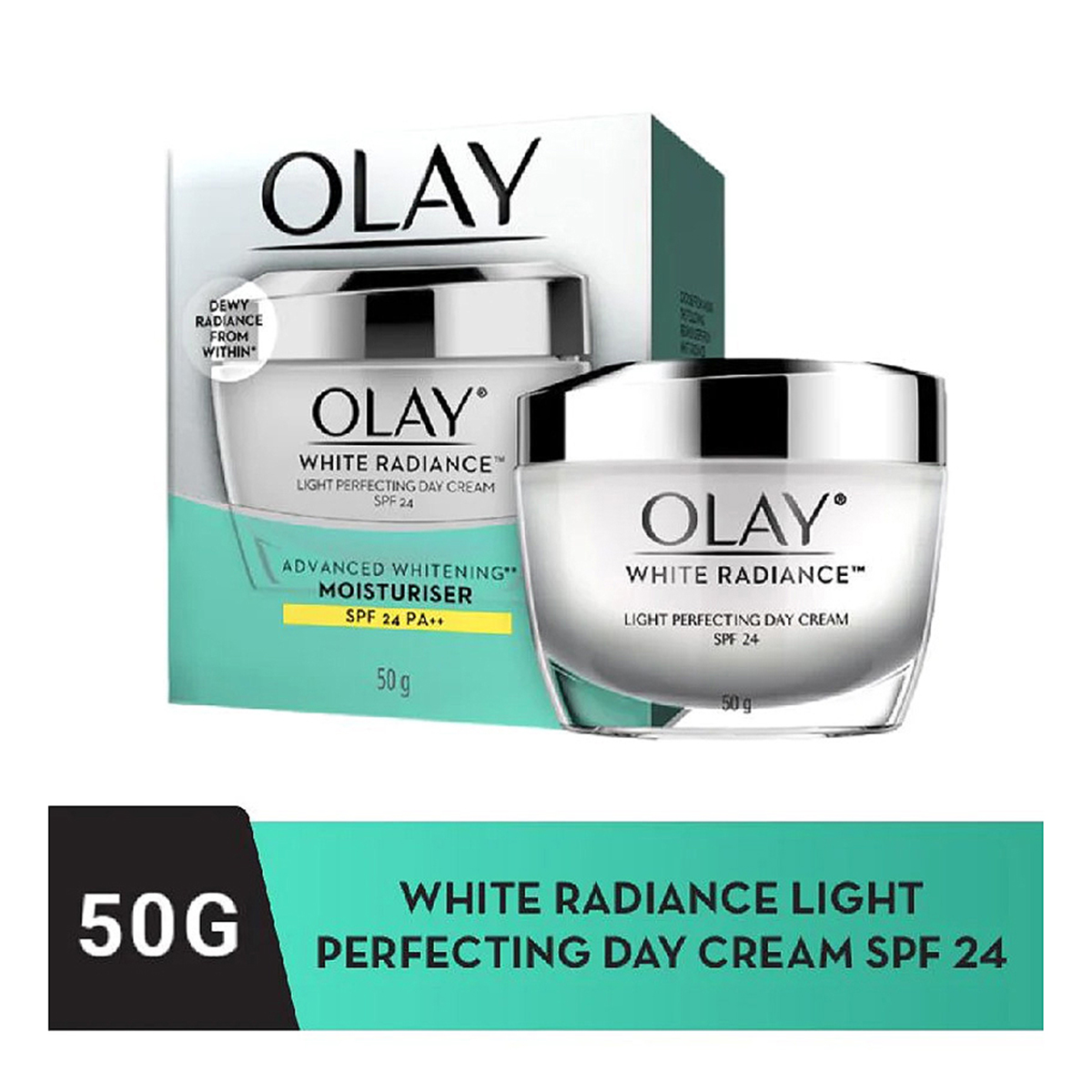 Olay White Radiance Moisturiser SPF 24 PA +++, 50 gm, Pack of 1 Olay White Radiance Moisturiser SPF 24 PA +++, 50 gm, Pack of 1