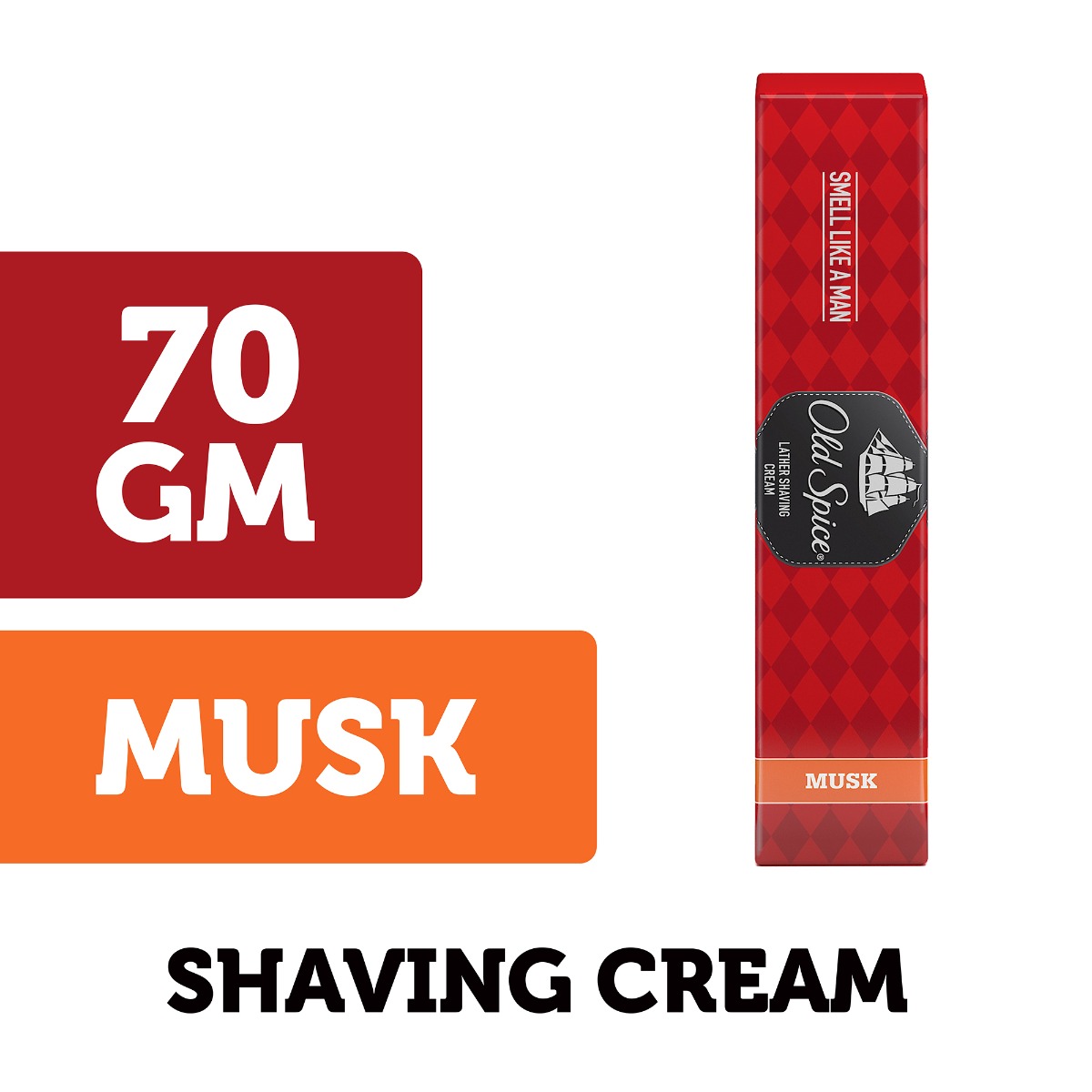Old Spice Musk Lather Shaving Cream, 70 gm, Pack of 1 Old Spice Musk Lather Shaving Cream, 70 gm, Pack of 1