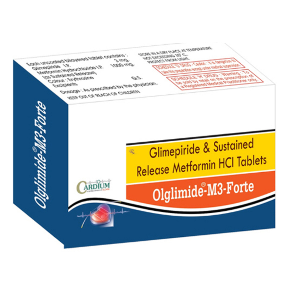 Olglimide-M3 Forte Tablet 15's, Pack of 15 TabletS Olglimide-M3 Forte Tablet 15's, Pack of 15 TabletS
